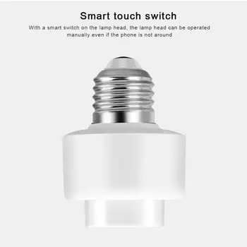 Smart WiFi Gaismas Ligzdas Lampas Turētājs E27 Led Spuldze Vadītājs Bāze, Tālvadības Slēdzis Balss Kontrole Saderīgs Ar Alexa Android