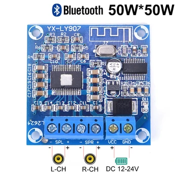 Bluetooth 4.2 Jaudas Pastiprinātāju Valdes TPA3116D2 Digitālā Audio Pastiprinātāja Modulis AMP 2.0 Kanālu Stereo 50W*50W DC12-24V