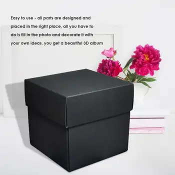 Radošais Pārsteigums Sprādziena Box 3D DIY Albums Foto Albums Kāzu Dāvanu Kaste, Lai Valentīna Kāzu Dāvanas, 3D