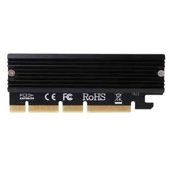 1 Iestatiet PCI Express 3.0 x16, lai PCIe-pamatojoties NVMe un AHCI SSD Adaptera Karti ar Siltuma Izlietnes