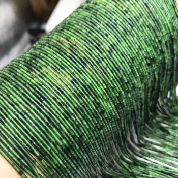 Zaudēt krelles zaļā 1. pīlārs*1mm raksturs, lai padarītu rotaslietas kaklarota 14inch FPPJ vairumtirdzniecība