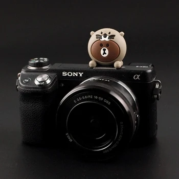 Jauno 3D Multfilmu Ziemassvētku briežu Kameras Zibspuldzes zibspuldzes Pieslēgvietas hotshoe vāks Canon Fujifilm Nikon Samsung Panasonic Leica, Olympus