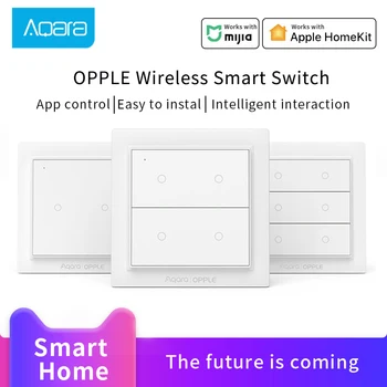 Aqara OPPLE Bezvadu Slēdzis Xiaomi Mijia Smart Home ZigBee 3.0 Bezvadu gaismas Slēdzi Darbu Ar Mijia HomeKit APP