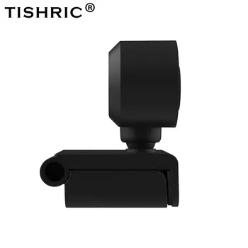 TISHRIC Webcam 1080p 200W Pikseļi, automātiskais fokuss Web Kamera ar Mikrofonu, Full HD Web Cam USB Datoru Webcam PC Kameras