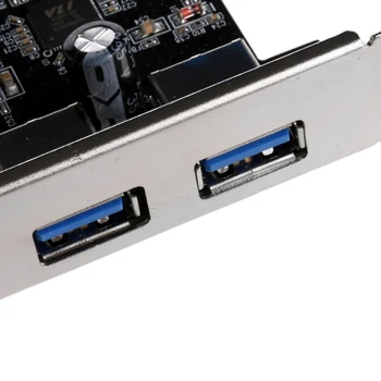 2 Porti, PCI Express USB 3.0 Priekšējā Panelī, ar Kontroles Kartes Adapteris 4-Pin & 20 Pin