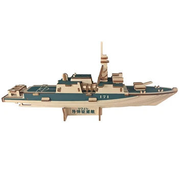 Jahtu Diy Rotaļlieta Puzzle 3D Mazo Laivu Izglītības Bērniem Dāvanu Spēles Montēt Koka Ēkas Prāmju Modeli, Koka Rotaļlietas, Buru Kuģis