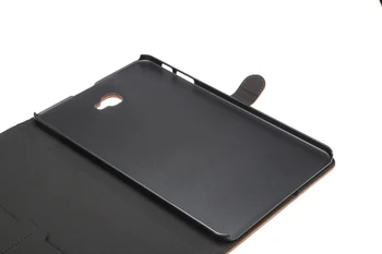 Premium Ādas somiņa Samsung Galaxy Tab 10.1 SM-T580 SM-T585 Smart Auto Miega Mosties Triecienizturīgs Flip Planšetdatora Korpusa Vāka