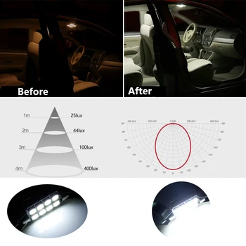 10pc Canbus Auto LED Spuldzes Nissan Qashqai J10 J11 2007-2018 Led salona Apgaismojuma Lasījumā Kartes Dome Gaismas Komplekts