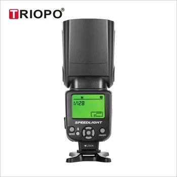 Triopo TR-950 Universālā Zibspuldze Speedlite Par Fujifilm Olympus Nikon Canon 650D 550D 450D 1100D 7D 60D 5D spoguļkameras