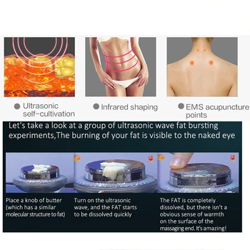 SALORIE Ultraskaņas Cavitation EMS Ķermeni Slaidinoša Massager Svara Zudums Anti Celulīta Tauku Deglis Galvaniskās Ultraskaņas Terapija