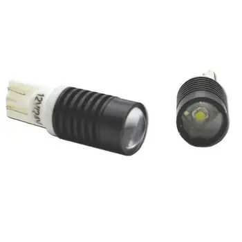 2gab 10W LED T10 W5W Auto LED Lampas, 12-24V Spuldzes Ar Projektora Objektīvs automašīnas salona Iepakošanas Auto Dizains Auto klīrensa gaismas