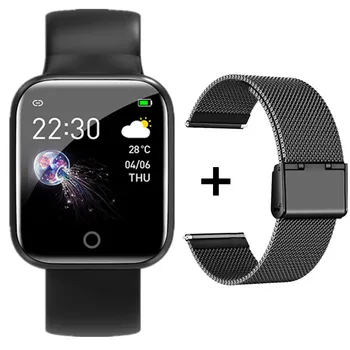 I5 Smart Skatīties Bluetooth Touch Screen Smartwatch Sports Fitness Ūdensizturīgs Vīriešu, Sieviešu Pulksteņi Asinsspiediens, Sirds Ritma Monitors