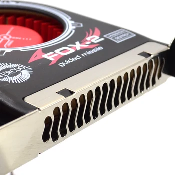 1GB FOX-2 Šasija Fan šasijas izplūdes ventilatoru šasijas dzesēšanas ventilators / PCI bitu ventilators