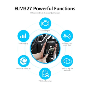 ELM327 WIFI V1.5 PIC18F25K80 4mHz Automašīnu Diagnostikas Darbi Smart Tālrunis Android/iOS ELM 327 Wi-Fi 12V Darbi Dīzelis Nav Apdegums/Dūmu