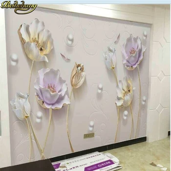 Beibehang Rotaslietas palīdzības zieds, roze, lilija, Foto Tapetes, sienas TV Fonā Sienas Gleznojums papel de parede tapešu rullis