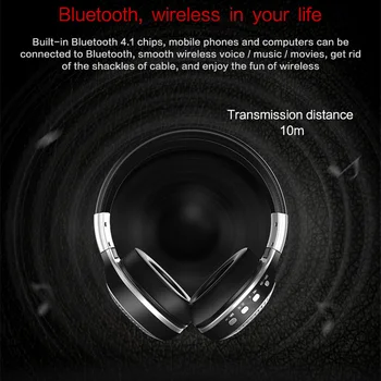 UNITOP ENTUZIASTS B19 Bluetooth Bezvadu Austiņas Stereo Austiņas Mūzikas Austiņas TF /Atbalsta SD atmiņas Karti Ar Mic Par Xiaomi Sumsamg