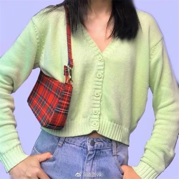 Slim meitenes īss džemperis jaka