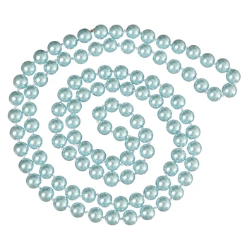 Vairumtirdzniecības Kārta Blue Pearl Ķēdes 8mm REMONTDARBOS Shell Pērļu Imitācijas KAKLAROTA 36inch Dāmām, Sievietēm, Sievišķā Puse Dāvanas Dārgakmens, H87