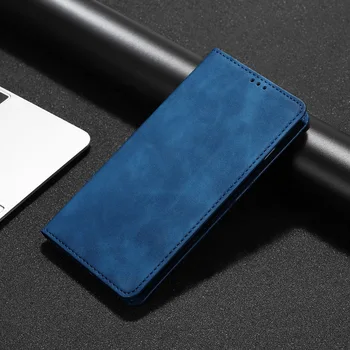 Retro Matt Pu Leather Flip Maciņš Folio Magnētiskās Aizsardzības Telefonu Gadījumā Vāks Xiaomi Pocophone F1 Poco X3 NFC X2 F2 M2 Pro