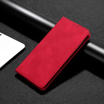 Retro Matt Pu Leather Flip Maciņš Folio Magnētiskās Aizsardzības Telefonu Gadījumā Vāks Xiaomi Pocophone F1 Poco X3 NFC X2 F2 M2 Pro