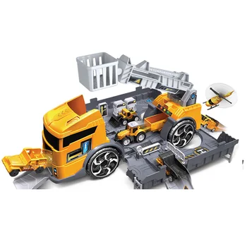 Velk Container Truck Bērnu Rotaļu Transportlīdzekļa Simulācijas Autostāvvieta Inerces Auto Modeli, kas Bērniem Zēni Dāvanu