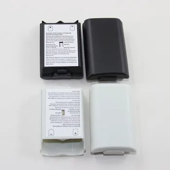 ChengHaoRan [100gab/ partija] Black & White pēc Izvēles Plastmasas Akumulatoru Baterijas Vāciņš Gadījumā Nomaiņa Xbox 360 Remonta Daļas