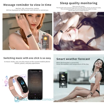 Modes Dāmas Smart Watch Sievietes Vīrieši Smartwatch Fitnesa Tracker Ūdensizturīgs Smart Aproce Par Android, IOS Bluetooth Smart-skatīties