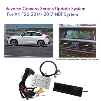 Automašīnas Atpakaļskata Kameras Saskarne-BMW X4 F26 2013. - 2017. Gadam Sn NBT Sistēma, Atpakaļgaitas Kamera Dekoderi Modulis