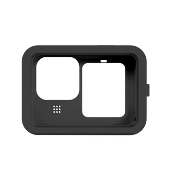 Silikona Ķermeņa Aizsardzības Gadījumā Pilnībā Segtu Shell Aizsargs ar Siksniņa par -Gopro Hero 9 Black Action Camera Kit