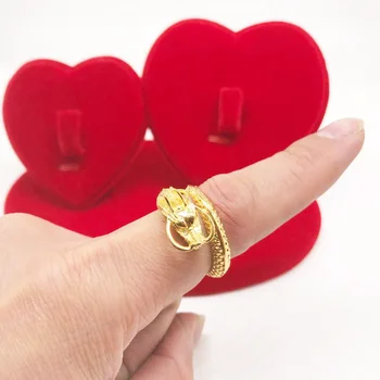 Augstas Kvalitātes Modes Vienkāršu Skrubi Reāli Pūķa forma Sievietēm 's Gredzenus 24K Zeltu Vīriešu pirkstu gredzenu vairumtirdzniecības Ziemassvētku dāvanas