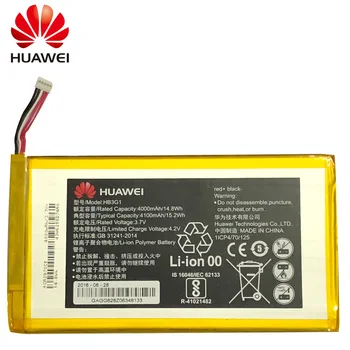 Sākotnējā huawei HB3G1/HB3G1H Akumulatora 4000mAh Par Huawei Huawei MediaPad 7 Lite S7-301U 301W 302 303 701 931 Li-ion 4000mAh