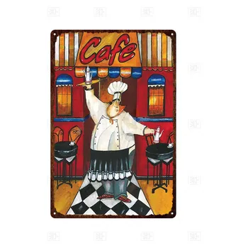 Metāla Sienas Art Skārda Zīme Vintage Alus Mīklas Salāti Kafejnīca Plakātu Plāksne Irish Pub Šefpavārs Virtuve, Kafejnīca, Mājas Apdare