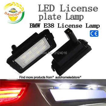 Dahosun Auto LED Rūpnīcas Licences Lukturis BMW E38 1994-2001 Canbus LED Numuru licences lampas Bez Kļūdām