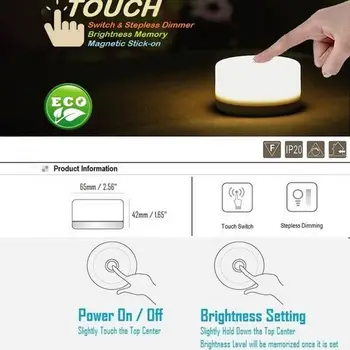 Mini Nakts Gaisma Led Portatīvie USB Uzlādes Indikators Bezvadu Baby Bērnistaba Bērnu Gultas Touch Gaismu Uzlādējams ar Krūti Lampas