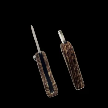 Mīlestības formas asmeni Mini Karājas nazis 440C Nerūsējošā Tērauda + ABS Rokturis Saliekamais Kabatas Keychain Nazis EDC rīks