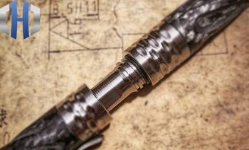 Taktiskā Pildspalvu Oglekļa Šķiedras Titāna Sakausējuma Self-defense Aizsardzības Pildspalvu Uzbrūk Izdzīvošanas EDC Pildspalvu