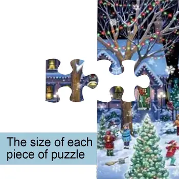 1000 Gabalus Mīklas Ziemassvētku Jigsaw Puzzle Sākumā Izglītības Mācību Rotaļlietas, Dāvanas, Ziemassvētku Dāvanas, Mājas Apdare