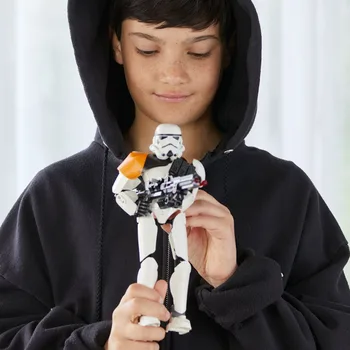 Star Wars Stormtrooper Darth Vader Kylo Ren Chewbacca Boba Jango Fett Starwars Rotaļlietas Modeļa Skaitļi, Celtniecības Bloki, Ķieģeļi Bērniem