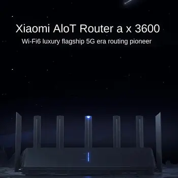 Xiaomi Maršrutētāju Wifi6 Ax3600 Mi AIoT Dual-Band 2976Mbs Gigabit Ātrumu Qualcomm A53 Ārējā Signāla Pastiprinātājs