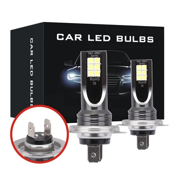 2GAB H7 LED Lukturu Konversijas Auto LED Miglas Strip Gaismas 110W 30000LM 6000K Darbojas Auto Spuldzes, Lampas, Automobiļu Piederumi