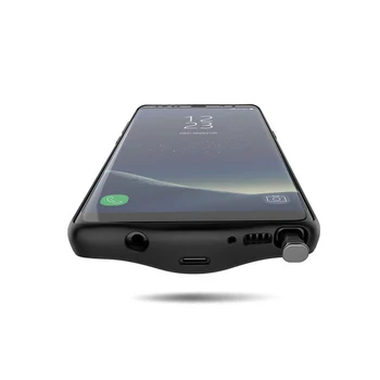5500mAh Telefonu Akumulatoru Lādētāju, Ja Samsung Note 8 Ārējiem Barošanas Banka Pack Lādētāju, Rezerves Vāciņš Samsung Note8 Lietu Vāku