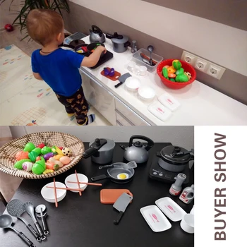 Bērniem Bērnu Mini Virtuve Rotaļlietu Komplekts Izlikties, Spēlēt Simulācijas Pārtiku, Rotaļlietas, Virtuves Katlā, Pannā Cepšanas Spēlēt Māja Rotaļlieta Dāvana Bērniem
