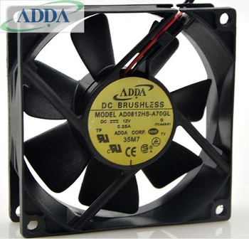 Oriģināls PAR ADDA AD0812HS-A70GL 8025 DC12V 0.25 A 8cm gadījumā dzesēšanas ventilators