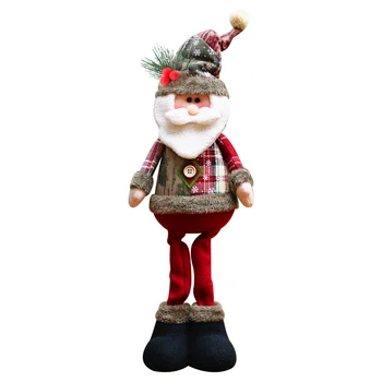 Ziemassvētku Piekārtiem Rotājumi Santa Claus, Sniegavīrs Elk Lelle Ziemassvētku Eglītes Rotājumi Ziemassvētku rotājums Mājās, Jaunais Gads, Dāvanas Navidad