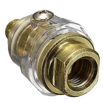 1/4 Collu BSP Mini-Line Oiler Pneimatisko Instrumentu un Gaisa Kompresoru Caurules（2gab）