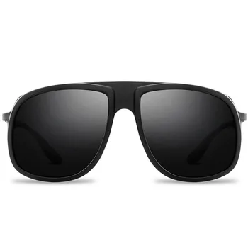 Glitztxunk Polarizētās Saulesbrilles, Vīriešu Zīmola Dizainere Black Braukšanas Saules Brilles Vīriešu Retro Laukumā Brilles UV400 Gafas De Sol
