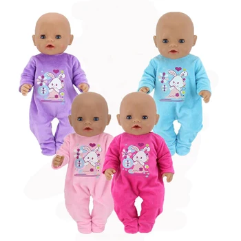 Siltas Trušu jumpsuits piemērots piedzimst mazulis 43cm Leļļu Apģērbu, Leļļu Aksesuāri 17inch baby Doll