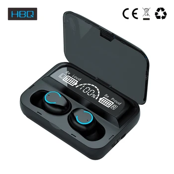 Oringinal F9-47 Bluetooth 5.1 Austiņas TWS pirkstu Nospiedumu Touch Austiņas HiFI Stereo In-ear Earbuds, Bezvadu Austiņām Sporta