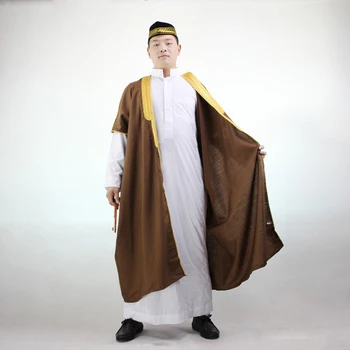 Musulmaņu Izšuvumi Bakalaura Islāma Apģērbu Vīriešiem, Kaftan Skatuves Runas Pakistāna Abaya Absolvēšanas Jubba Thobe Garš Mētelis Saūda Arābija