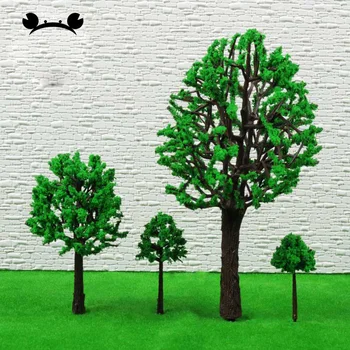 50gab Mākslīga Plastmasas Modeli Stumbra Koks, Tress Leafless Vilcienu Dzelzceļa Ainava